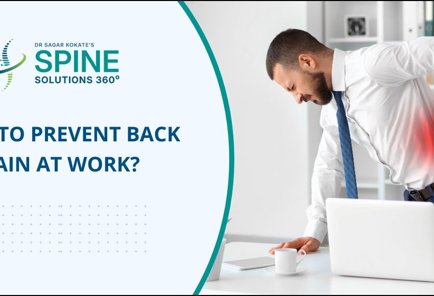 A Man is stressed due to back pain