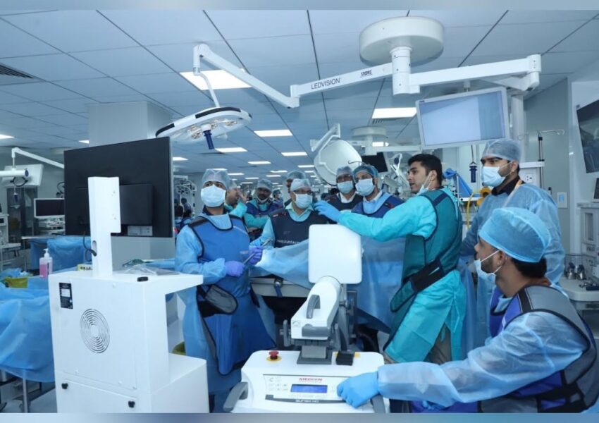 Dr. Sagar Kokate given training about Endoscopic spine Surgery